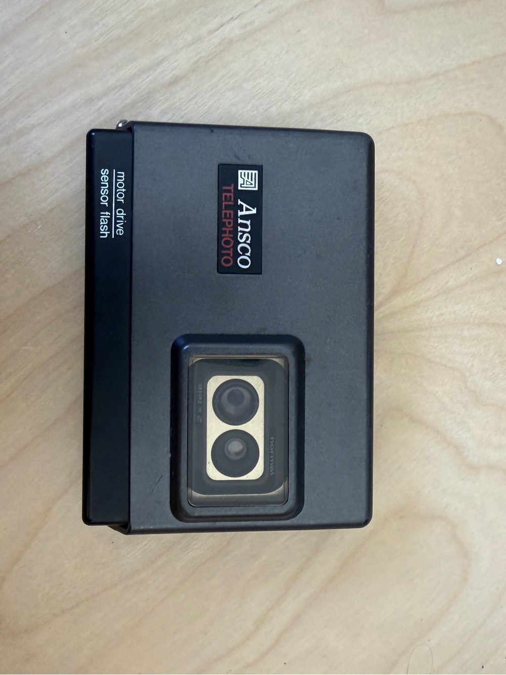 Vintage Ansco Telephoto Disc Camera - Black